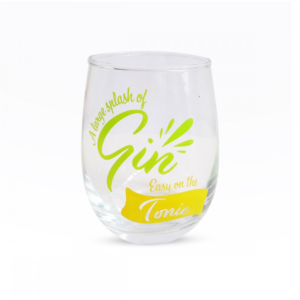 Wine Glasses Barcraft Stemless Gin and Tonic Glass 250ml